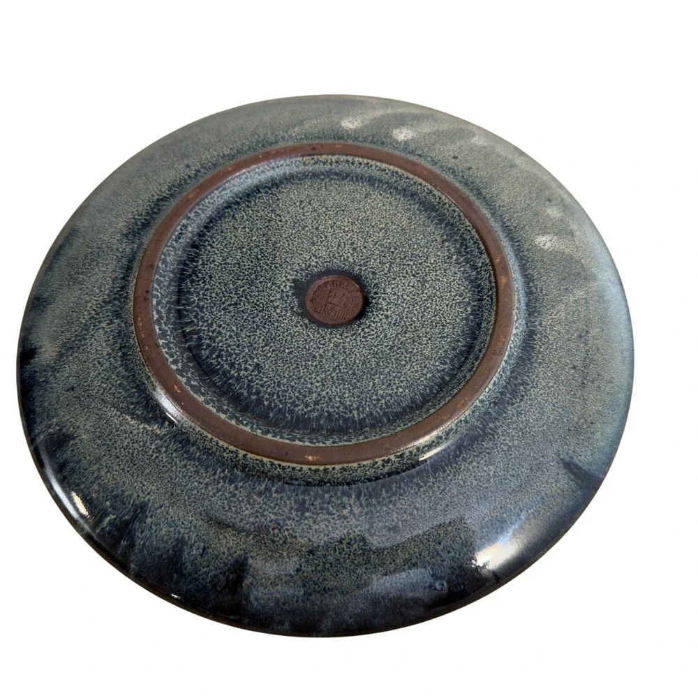 Chinese Jun Ware Style Plate – Mingjun Kiln Mark, Contemporary Yuzhou